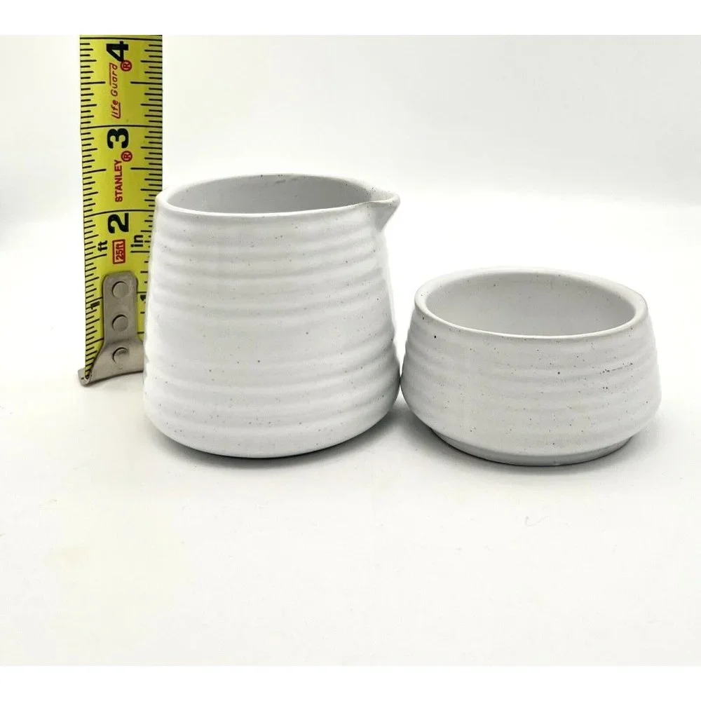 NESPRESSO ORIGINALE COFFEE CREAMER SUGAR BOWL SET #3579 - Picture 4 of 6